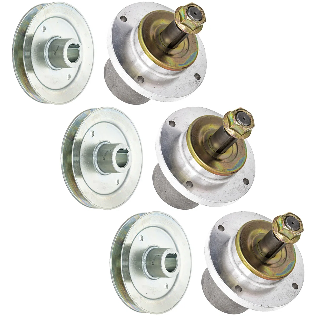 Spindle & Pulley Kit For Scag 810-KSP4274N | 3-PACK