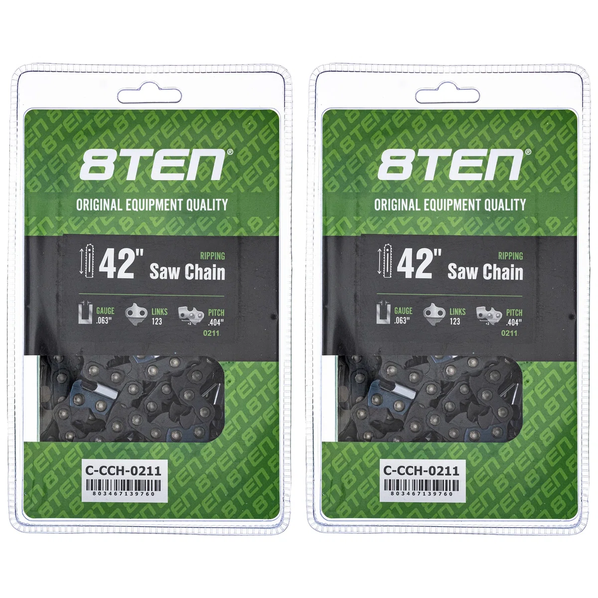 Chainsaw Chain 42 Inch .063 .404 123DL For Stihl 46RM123 | 2-PACK