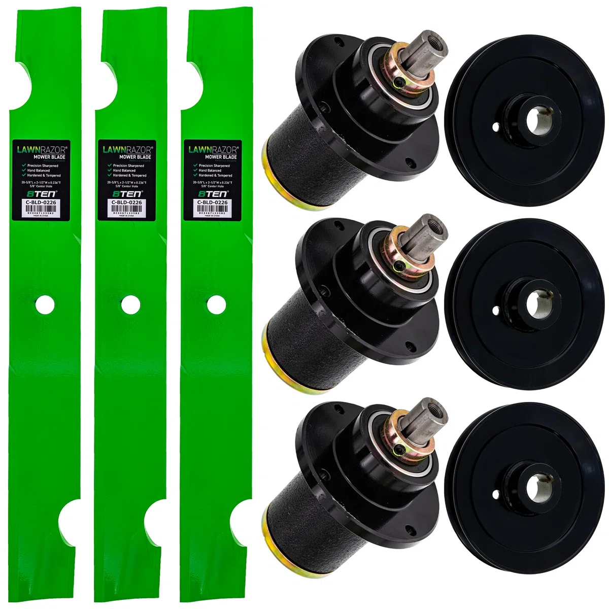 Blade Spindle Kit for Bad Boy Maverick ZT Elite 54-Inch 038-6060-00