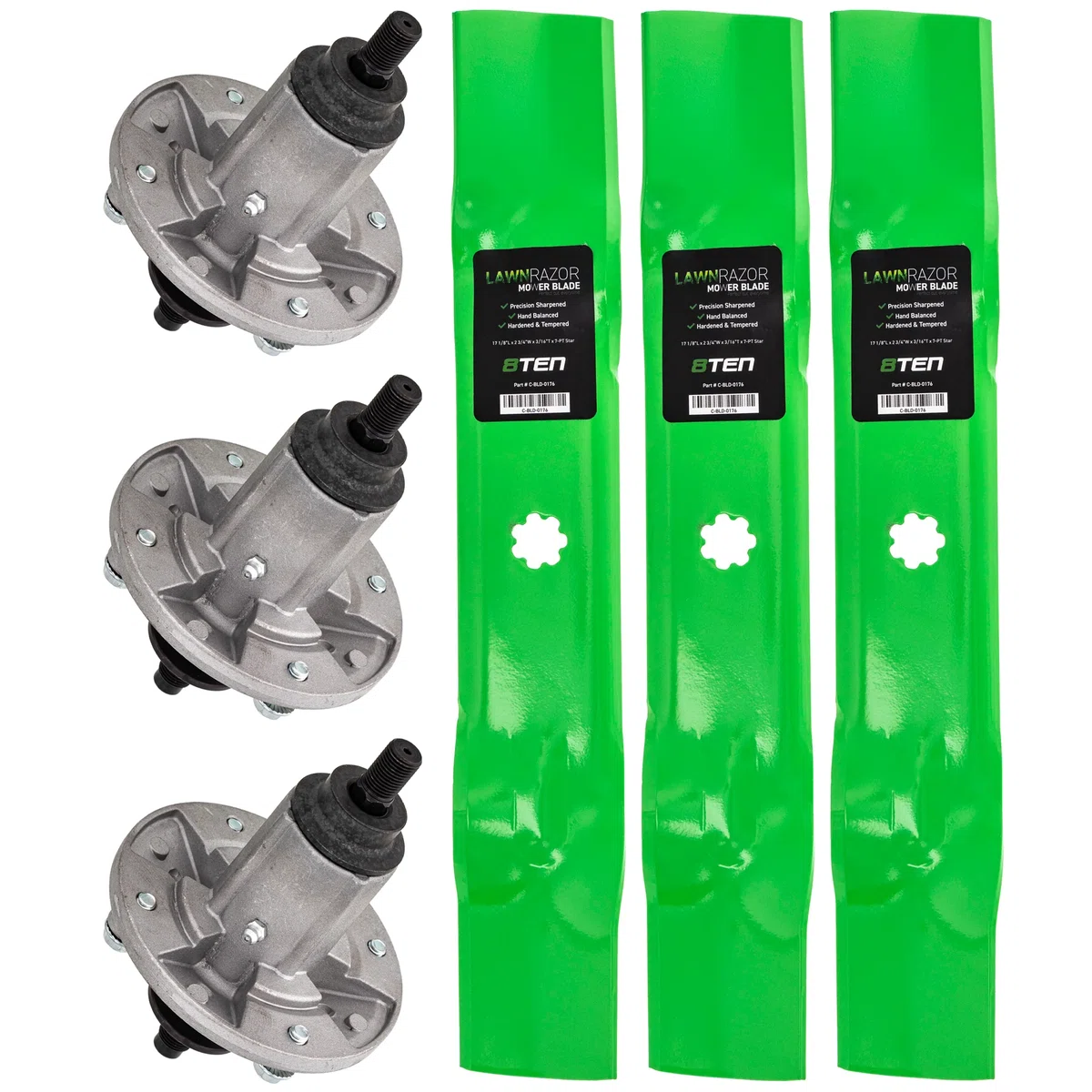 Deck Spindle & Mower Blade Kit For John Deere MK1014676