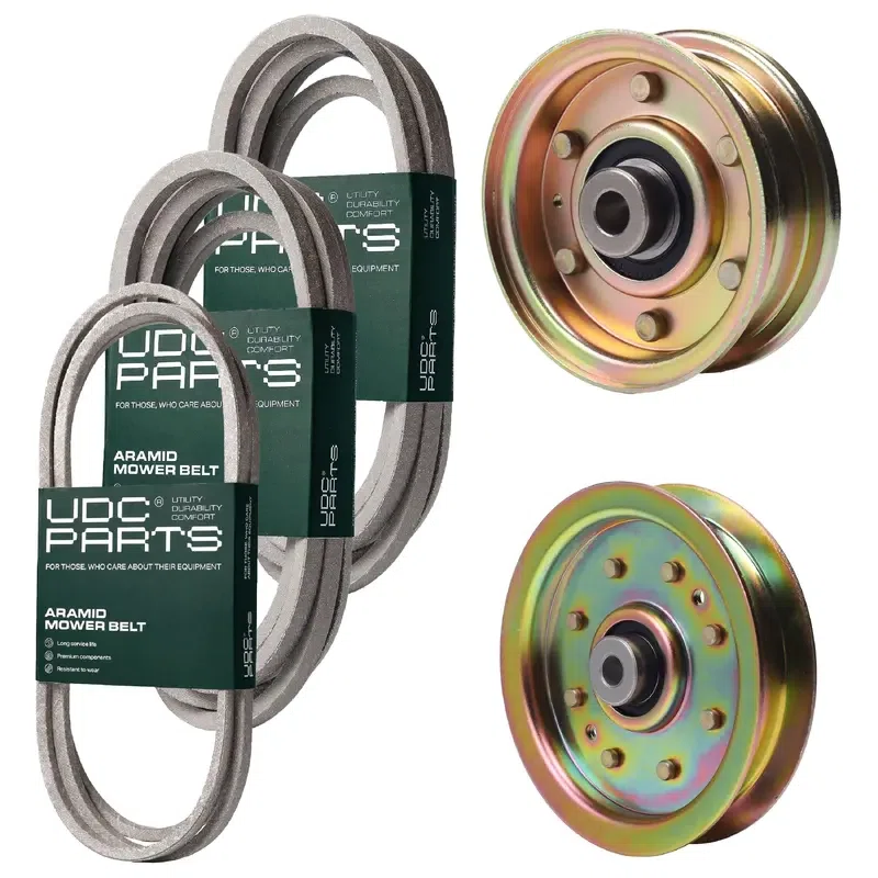 UDC Parts Mower Kit / Belt 754-04033 + Belt 754-04118 + Belt 754-0467 + Pulley 756-04224 + Pulley 956-04129 / Fits Yard-Man LT-46