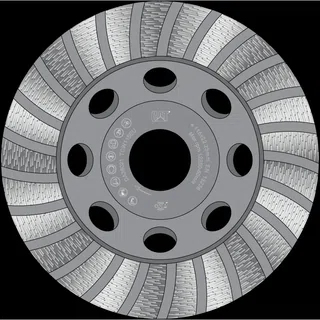 Cat 300 Trade Turbo Rim Diamond Grinder 5/8" 11 Thread 5" - 125mm