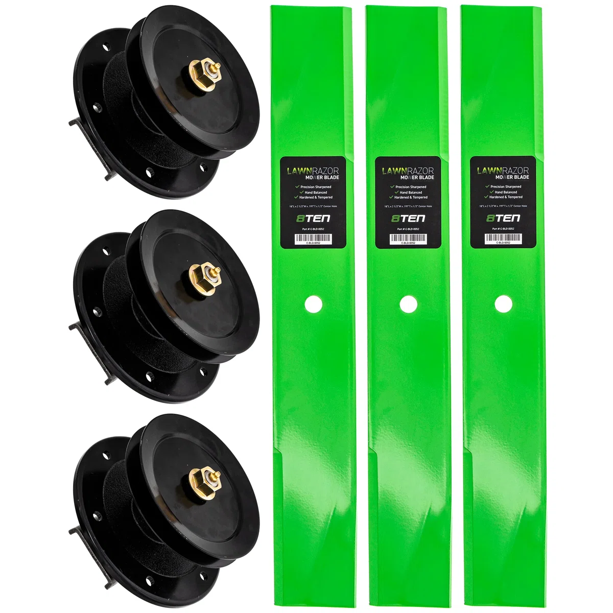Deck Spindle & Mower Blade Kit For Toro MK1014659