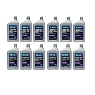 Kohler Part Number 25 357 67-S Genuine OEM Case 20W50 Synthetic Blend - 12 Quarts