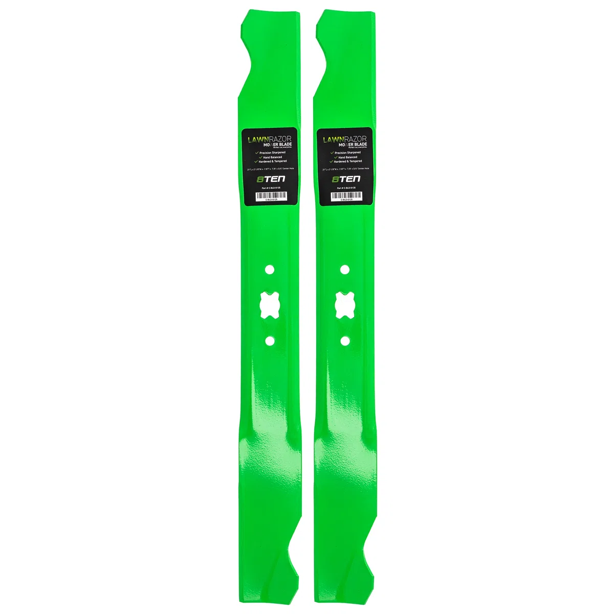 LawnRAZOR High Lift Blade For Yard-Machines Ranch King Lawn Chief 942-0641 742-0641 | 2-PACK