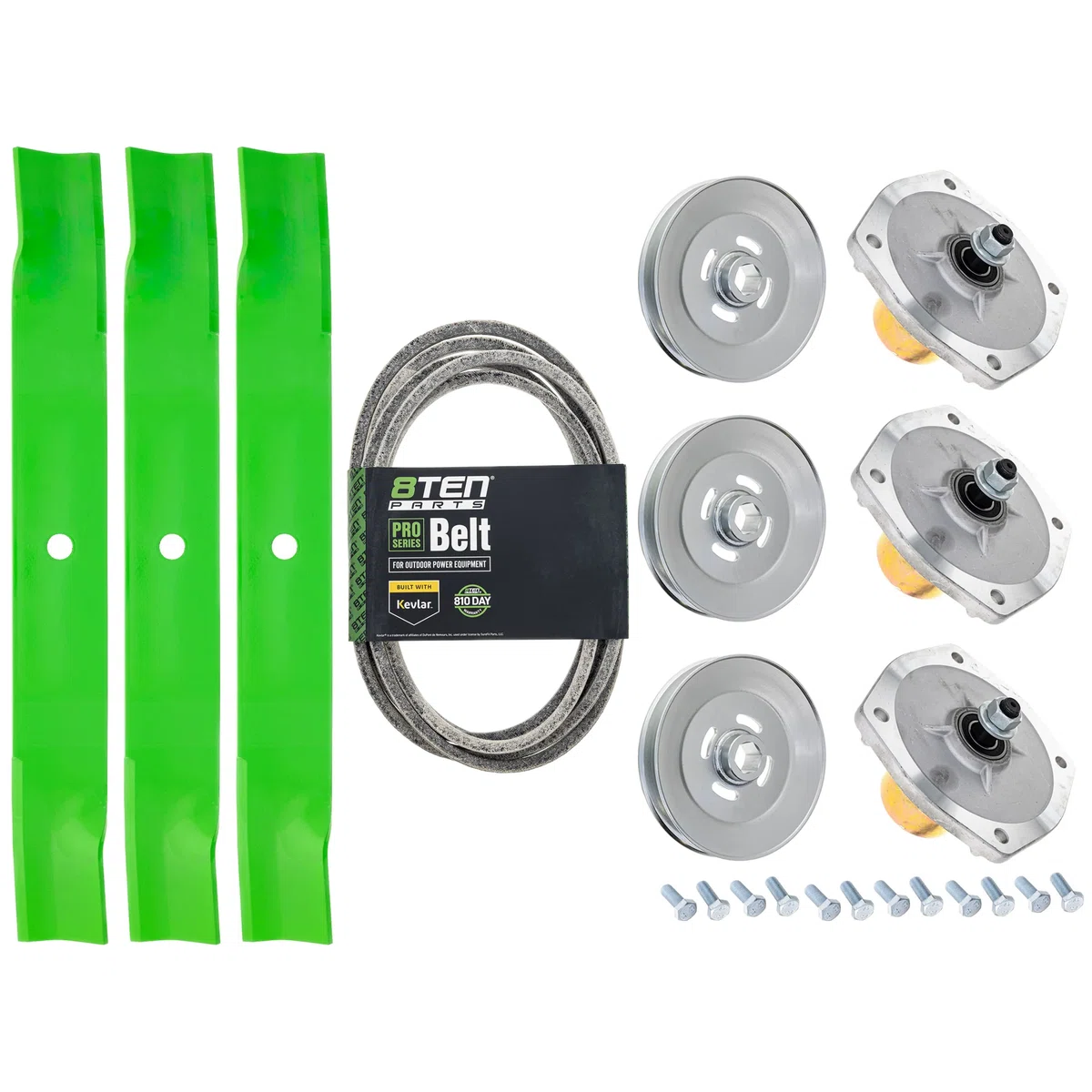 Blade Spindle Belt Kit for Kubota Z421 Z422 RCK60P-400Z 60-Inch K5647-34340