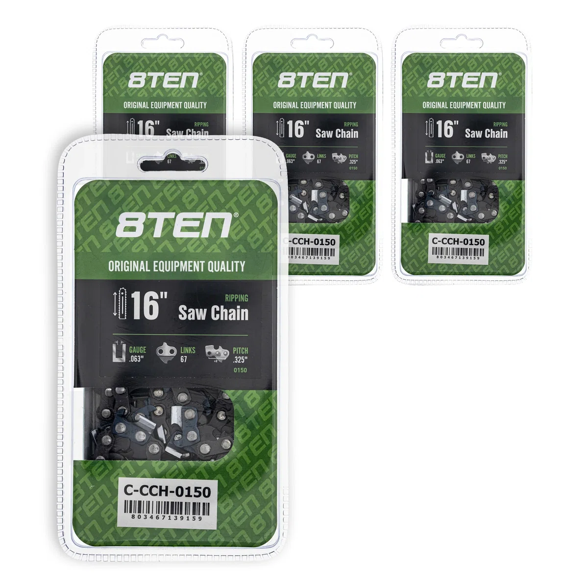 Chainsaw Chain 16 Inch .063 .325 67DL For Stihl Solo Homelite 22LPX067G 22BPX067G 22LGX067G | 4-PACK