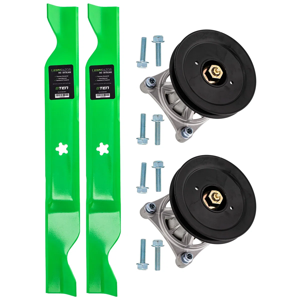 Deck Spindle & Mower Blade Kit For Husqvarna Poulan Pro Jonsered MK1002149