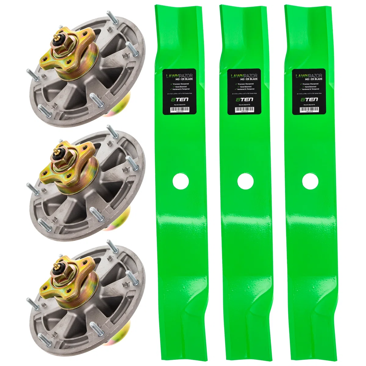 Deck Spindle & Mower Blade Kit For John Deere MK1002295