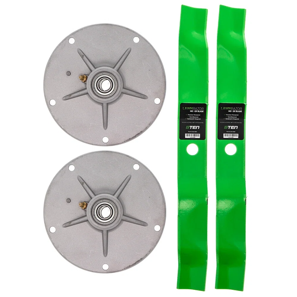 Deck Spindles & Mulching Blades Kit For Murray MK1002235