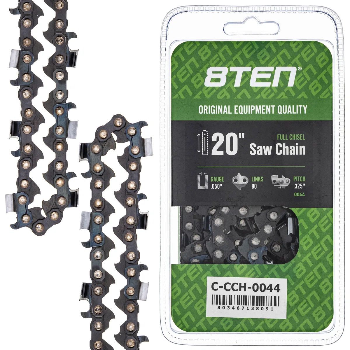 Chainsaw Chain 20 Inch .050 .325 80DL For Husqvarna Echo Homelite 501840880 591095780 20LPX080G