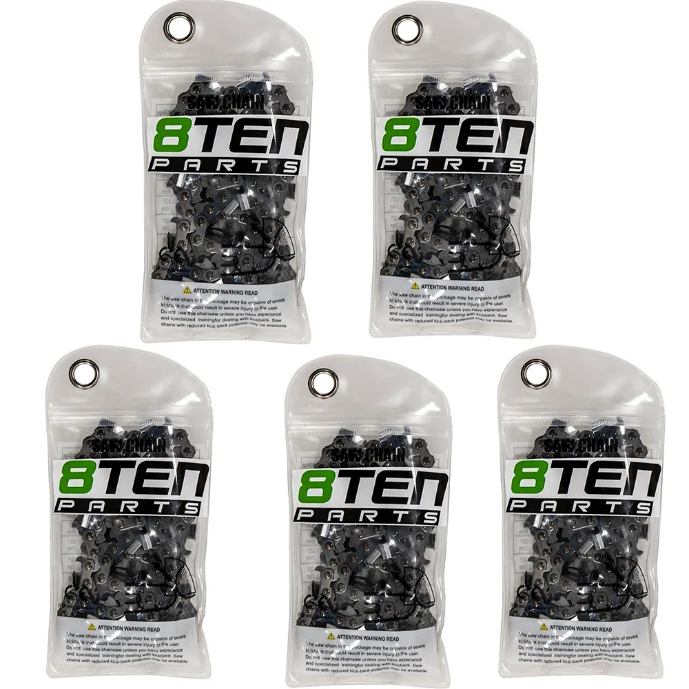Chainsaw Chain 16 Inch .050 3/8 56DL For Husqvarna 576936556 501847056 585422156 608100179 608100128 | 5-PACK