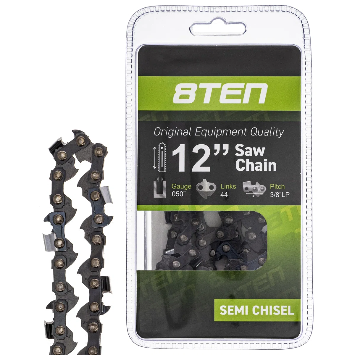 Chainsaw Chain 12 Inch .050 3/8 44DL For Stihl Echo Homelite 91VXL44CQ 501847044 585422144 S93G44