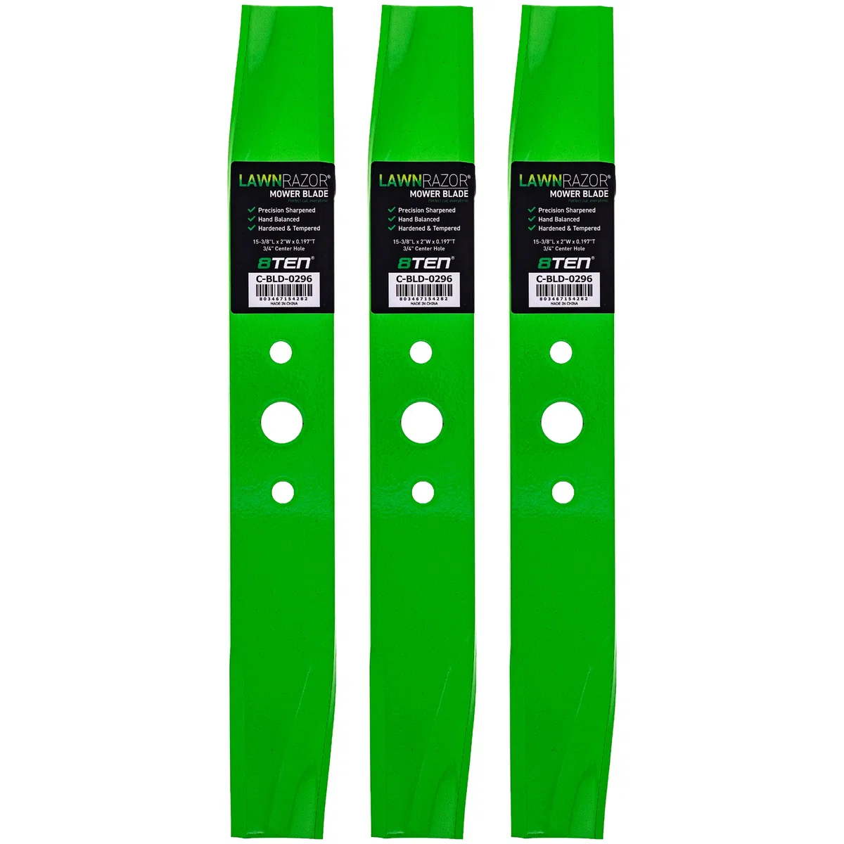 LawnRAZOR Blade Simplicity Snapper 1656147ASM 42 Inch Deck High Lift 3 Pack