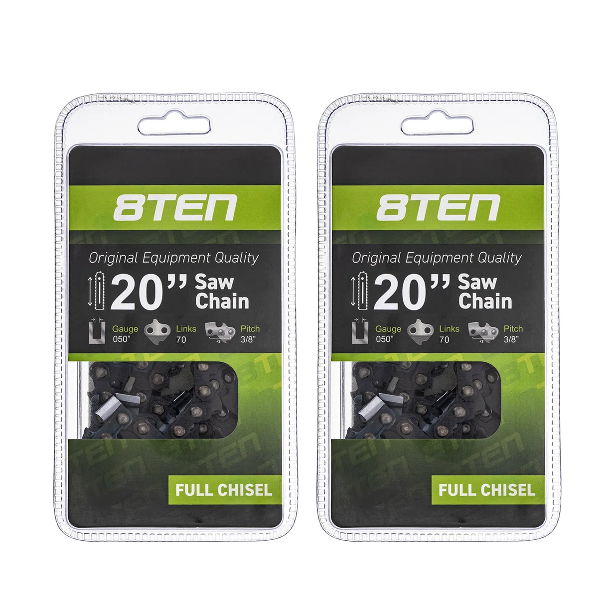 Chainsaw Chain 20 Inch .050 3/8 70DL For Echo 72LPX70CQ 33RS70E 501842670 33RS70 H4670 591129970 | 2-PACK