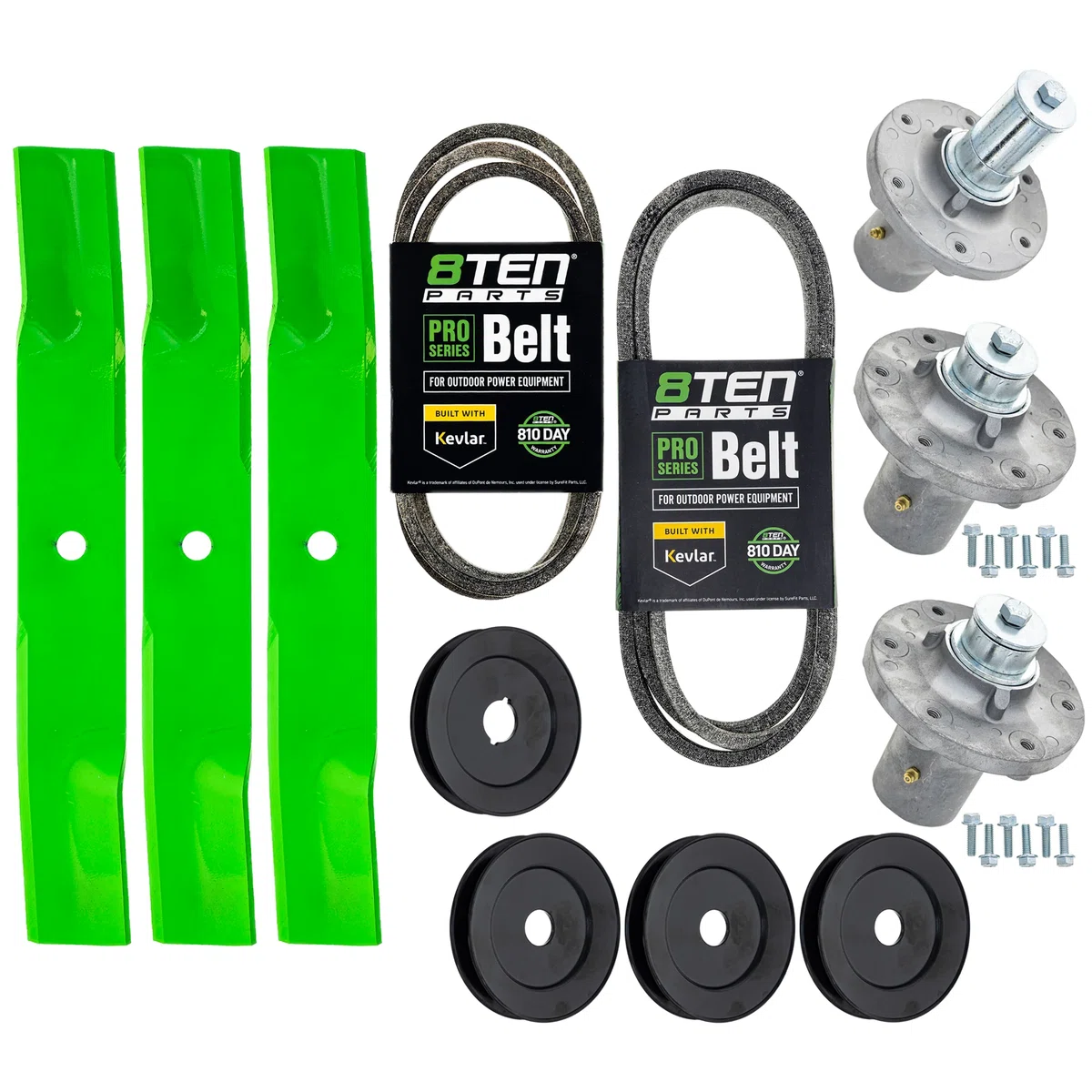 Blade Spindle Belt Kit for Simplicity Prestige 52-Inch 1756152AYP 84003174