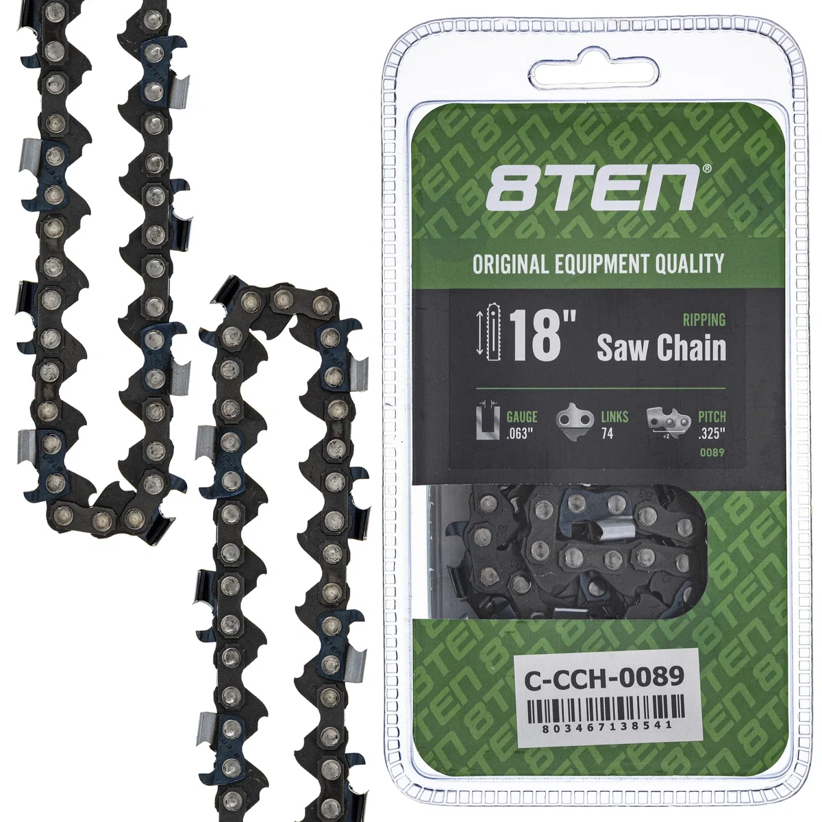 Chainsaw Chain 18 Inch .063 .325 74DL For Stihl Solo Homelite 22BPX074G 22LPX074G 591104274