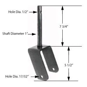 Replacement Caster Yoke for Bobcat 36411, 36526 | CYS6581