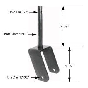 Replacement Caster Yoke for Bobcat 36411, 36526 | CYS6581