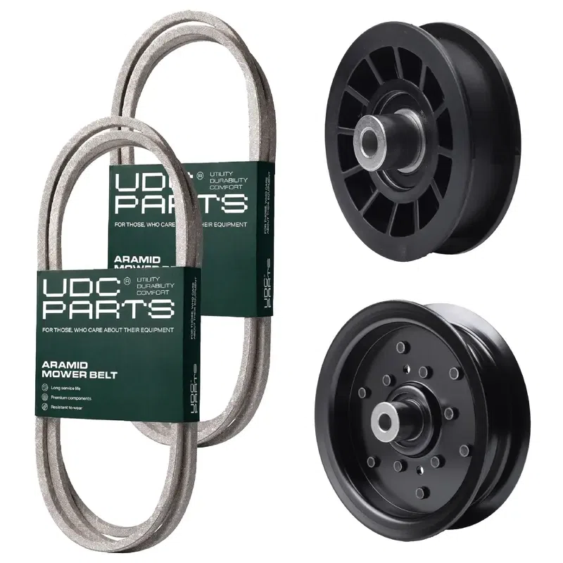 UDC Parts Mower Kit / Belt 140294 + Belt 197253 + Pulley 532194327 + Pulley 532196106 / Fits Husqvarna TS354X