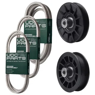 UDC Parts Mower Kit / Belt 130969 + Belt 140218 + Belt 196103 + Pulley 532194326 + Pulley 532194327 / Fits Statesman SOGT26H54