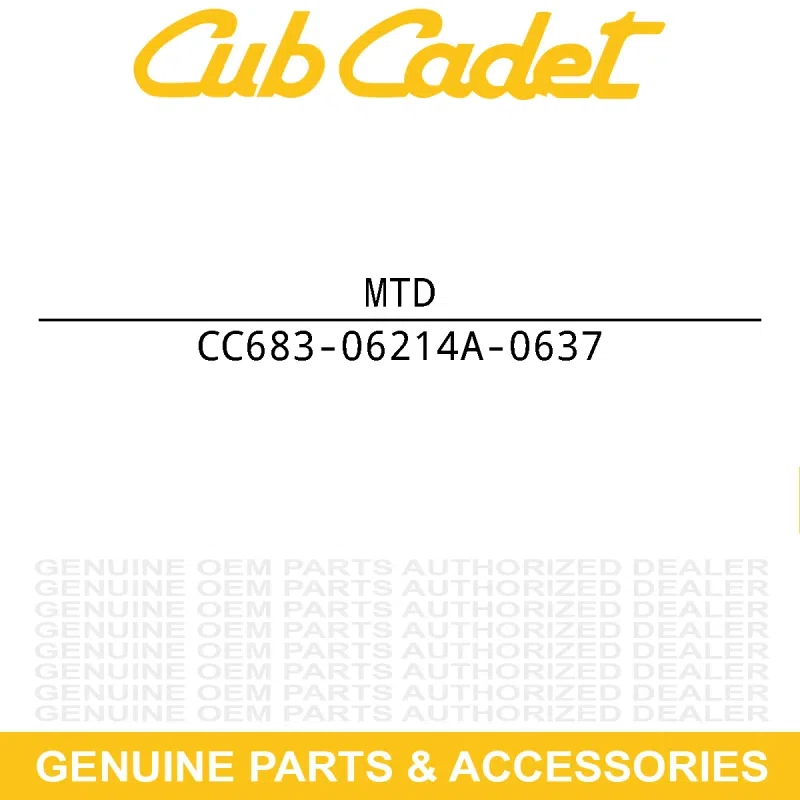 MTD 683-06214A-0637 Deck Assembly 2 Wheel 4