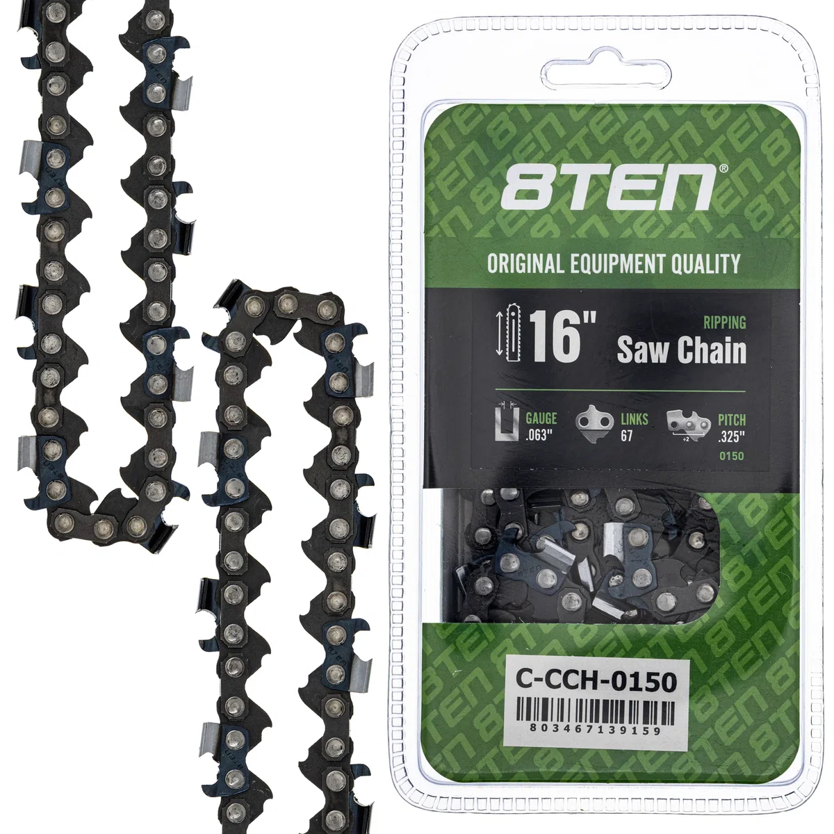Chainsaw Chain 16 Inch .063 .325 67DL For Stihl Solo Homelite 22LPX067G 22BPX067G 22LGX067G