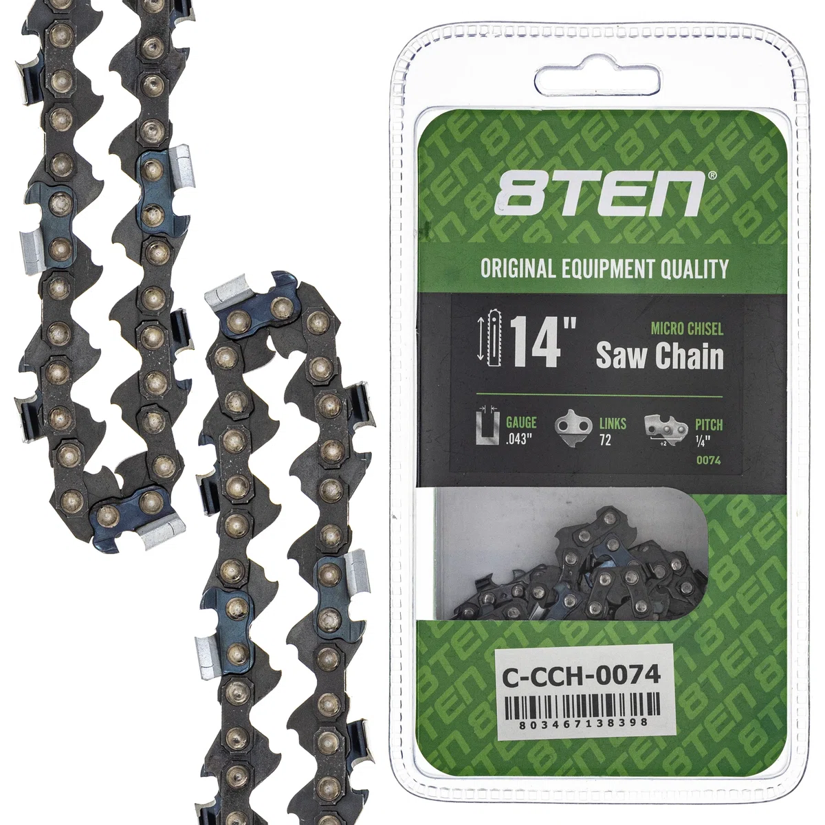 Chainsaw Chain 14 Inch .043 1/4 72DL For Stihl 36700050072 71PM372