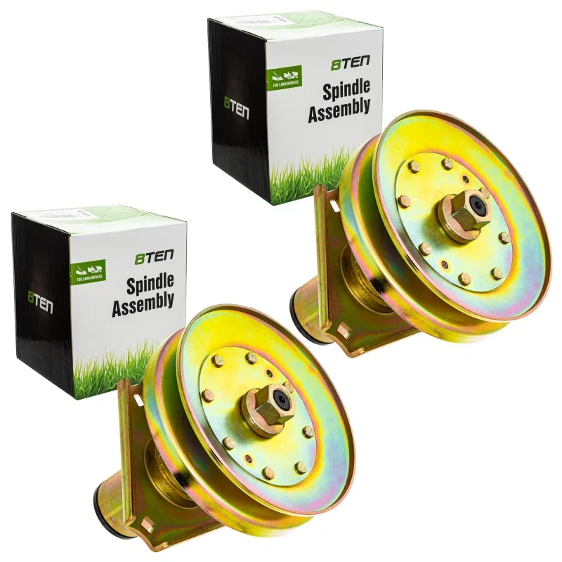 Mower Deck Spindle Set For John Deere AM128048 AM126112 | 2-PACK