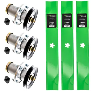 Spindle Pulley High Lift Blade For Husqvarna Jonsered MK1002267