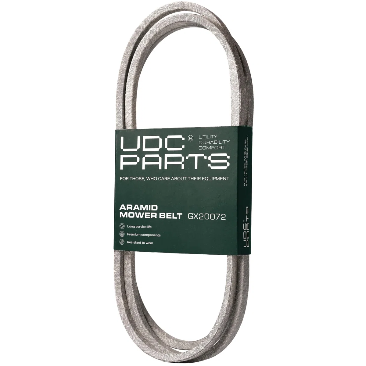 GX20072, UC32283 Mower Deck Belt Replacement for John Deere D130, D105, L100 & More | 42-in Deck | Aramid Cord