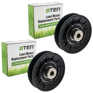 Idler Pulley Set For John Deere Sabre Scotts AM121967 AM107334 AM106150 | 2-PACK