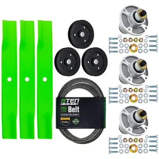 Blade Spindle Belt Kit for Hustler Sport 54-Inch Deck 797696 607418P 786889