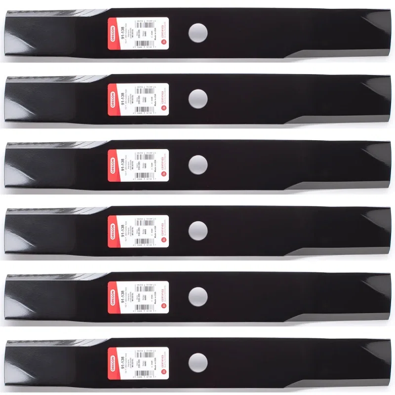 6PK Oregon 91-138 Heavy Duty Blades for 54" John Deere M164016 M136195
