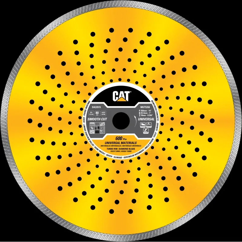 Cat 600 Pro Universal Turbo Diamond Blade 14" - 350mm