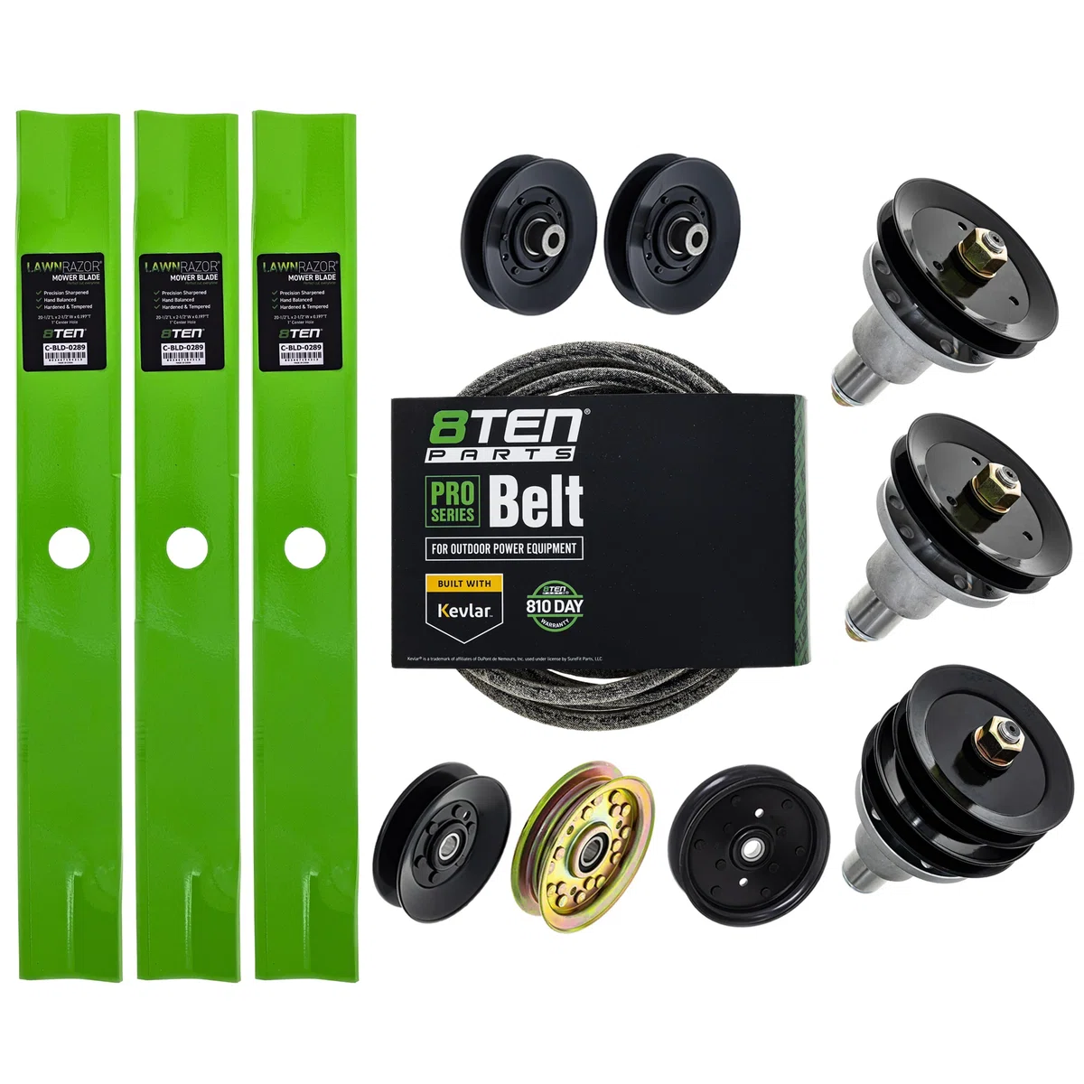 Blade Spindle Belt Idler Deck Kit For Gravely Ariens EverRide MK1010214