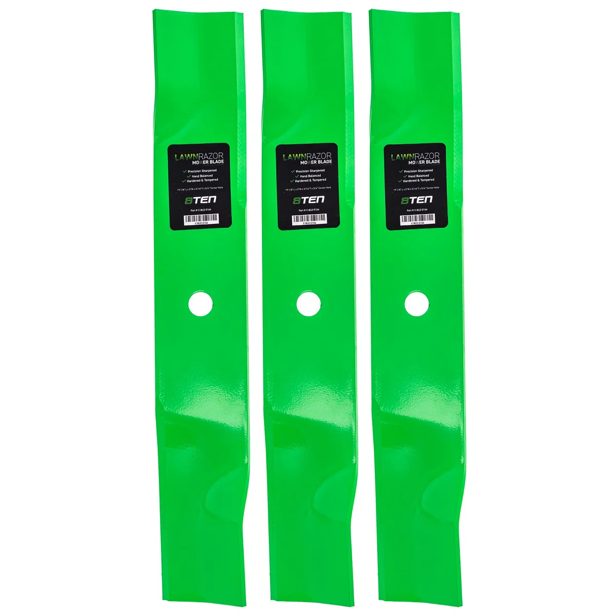 LawnRAZOR High Lift Blade For Cub Cadet Craftsman Troy-Bilt 942-04416 01005337 02005018 01005337P | 3-PACK