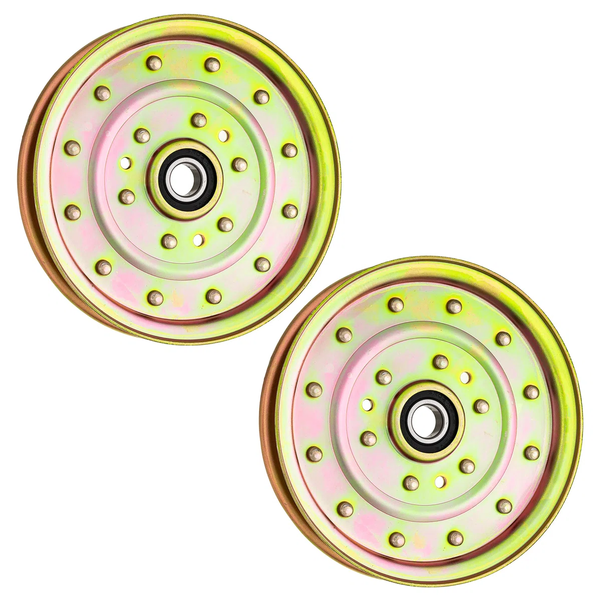 Flat Idler Pulley Set For Toro Exmark 1-633109 116-4667 633109 126-7685 132-9424 | 2-PACK