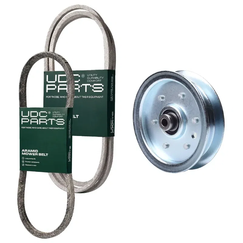 UDC Parts Mower Kit / Belt 754-0467 + Belt 754-0468 + Pulley 756-1229 / Fits Huskee 608G 608H 608P