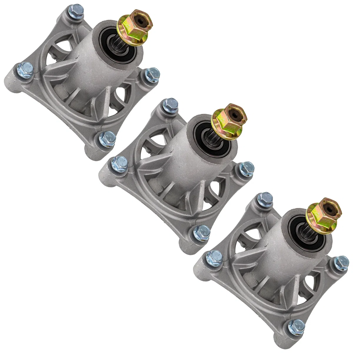 Deck Spindle Set For Hustler 604214 | 3-PACK