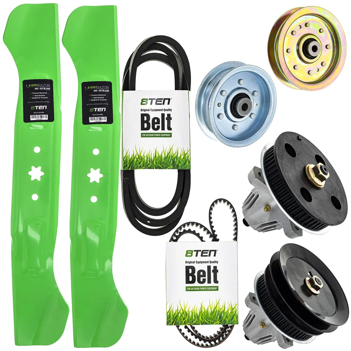 Blade Spindle Belt Idler Deck Kit For AYP Weed Eater Poulan MK1010117