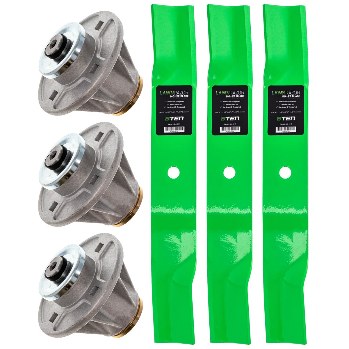 Deck Spindle & Mower Blade Kit For Gravely Ariens MK1002323