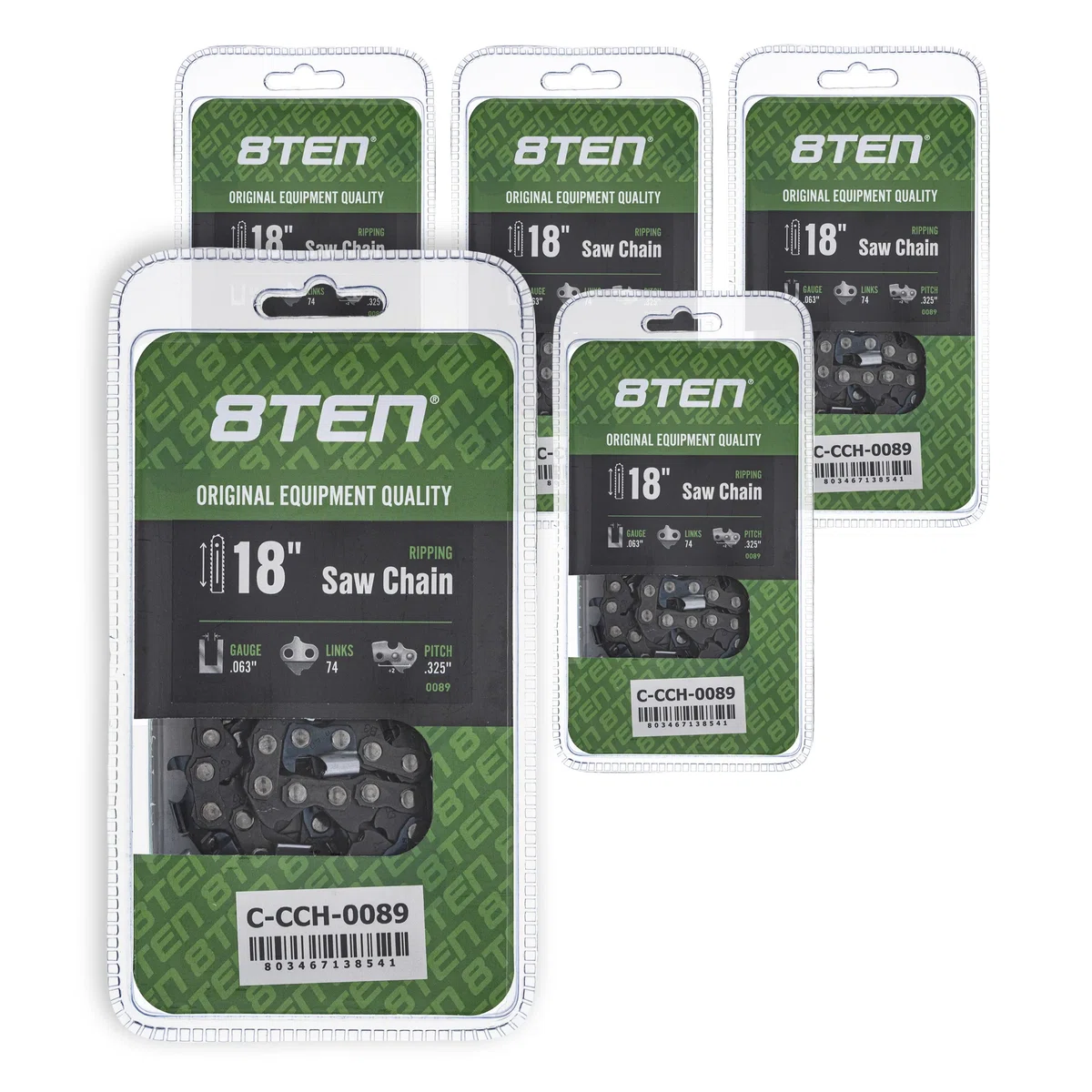 Chainsaw Chain 18 Inch .063 .325 74DL For Stihl Solo Homelite 22BPX074G 22LPX074G 591104274 | 5-PACK