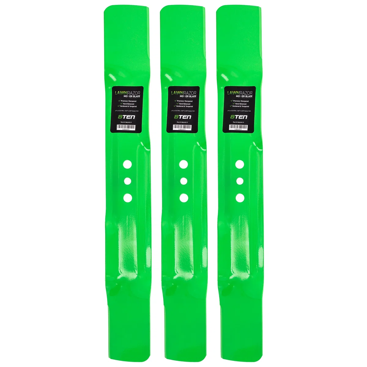 LawnRAZOR Mulching Blade For John Deere Sabre Scotts GC00344 GC00175 GC00032 | 3-PACK
