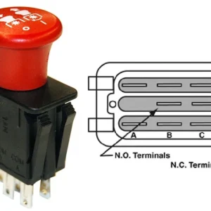 Replaces PTO Switch for Scag 481635, Exmark 103-5221, 1-633673 and Many others | MP9657