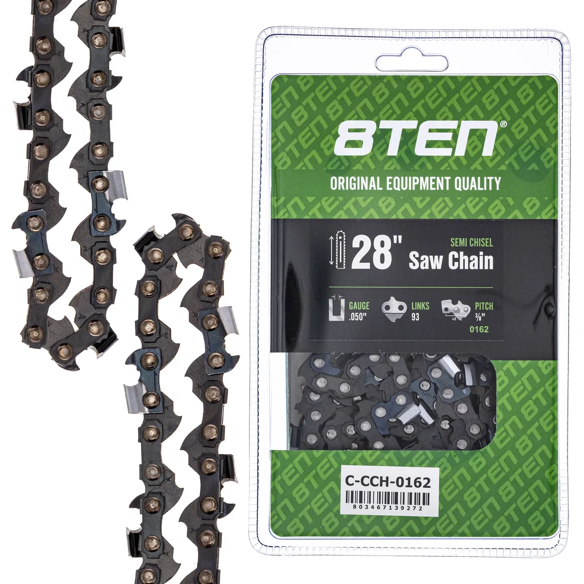 Chainsaw Chain 28 Inch .050 3/8 93DL For Homelite Echo 585550093 72EXJ093G 72EXL093G 72LPX093G