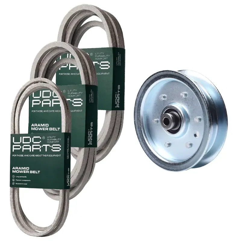 UDC Parts Mower Kit / Belt 754-04033 + Belt 754-0642 + Belt 954-0461 + Pulley 756-1229 / Fits Columbia Q81GH