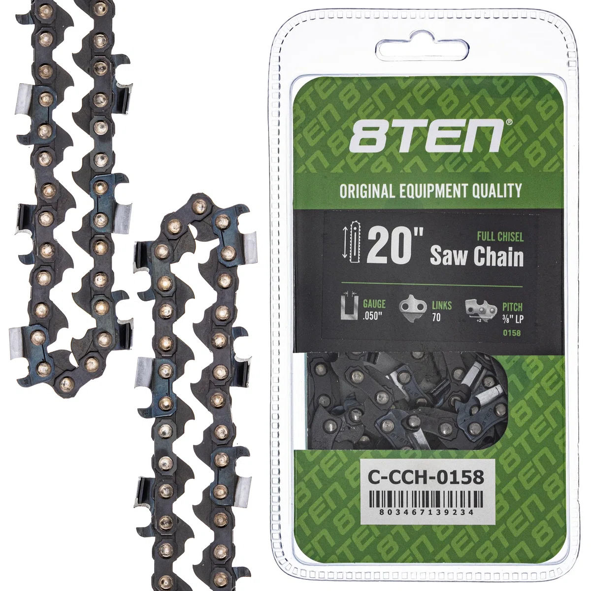 Chainsaw Chain 20 Inch .050 3/8 LP 70DL For Homelite Dolmar Echo 72LPX070G 72LGX070G 72LPX70CQ