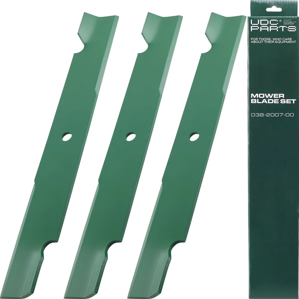 60 Inch Mower Blades Replacement for Bad Boy Exmark Hustler Gravely Toro Dixie Chopper Ariens 038-2007-00 038-6050-00 038-6002-00 30227-60 30227-60V 103-0301-S / High Lift Mulching 3 Pack