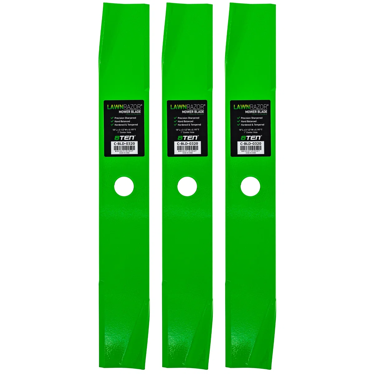 LawnRAZOR High Lift Blade For Exmark 109-6390-S 109-6390 | 3-PACK